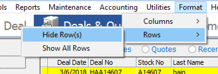 FormatDropDownMenu