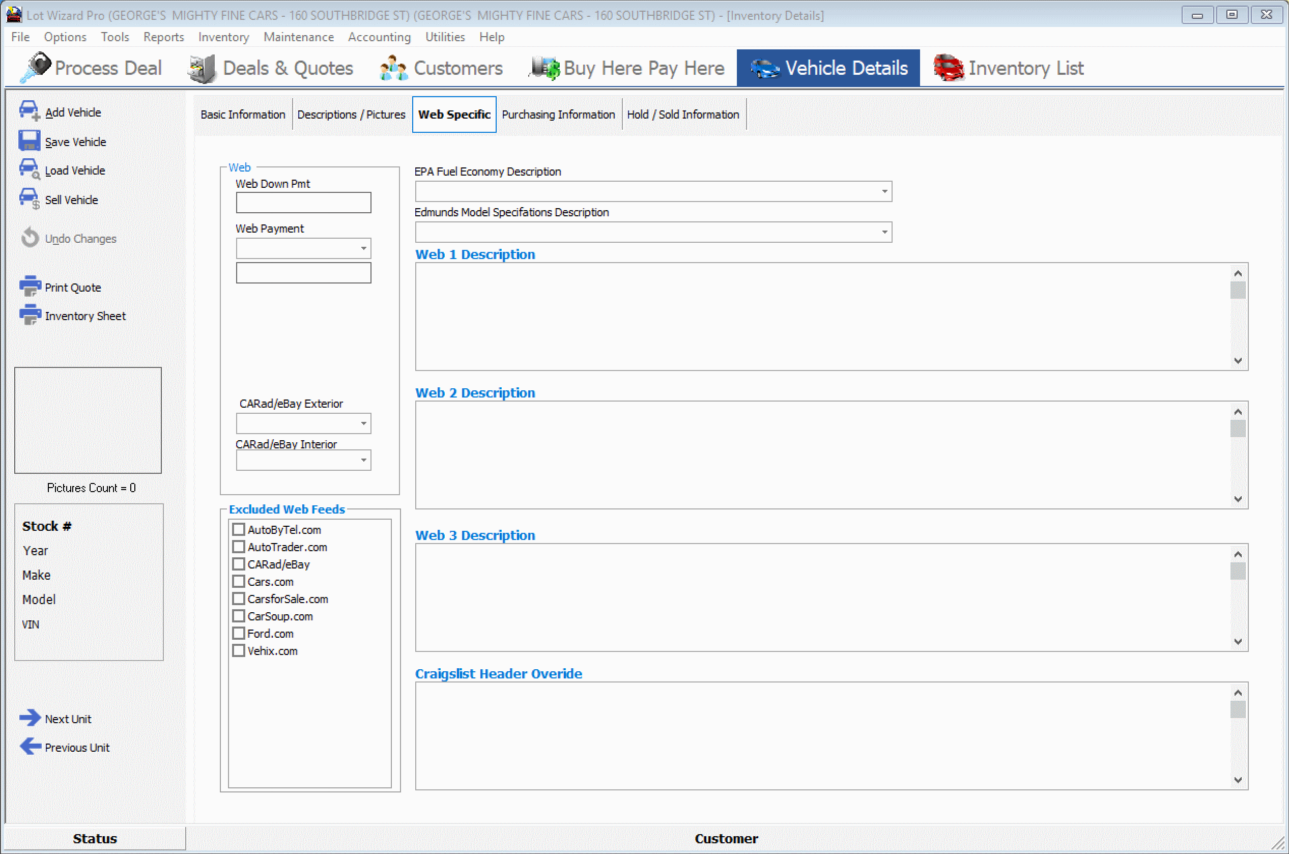 webspecificscreen